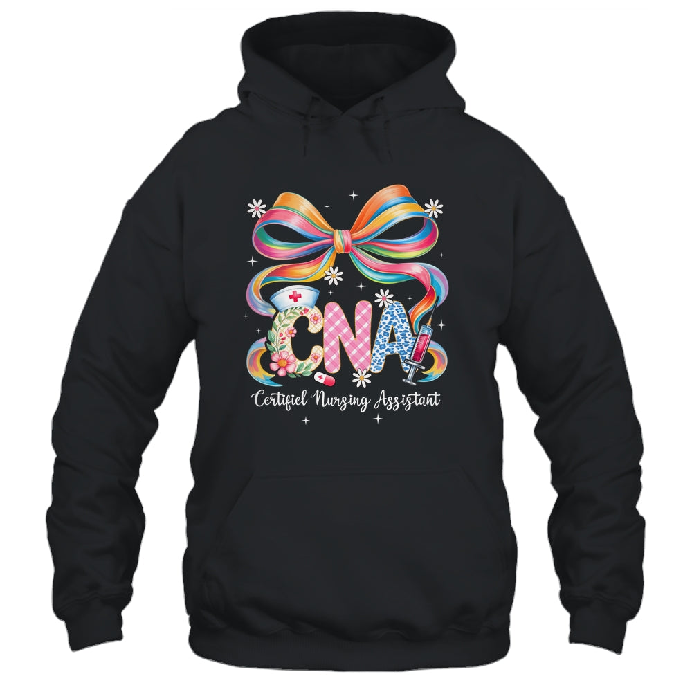 Coquette Floral CNA Certified Nursing Assistant Nurse Women Shirt & Tank Top | siriusteestore