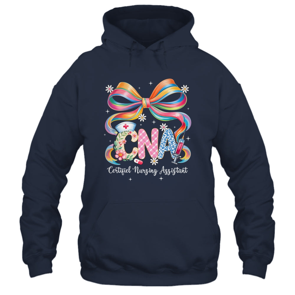Coquette Floral CNA Certified Nursing Assistant Nurse Women Shirt & Tank Top | siriusteestore