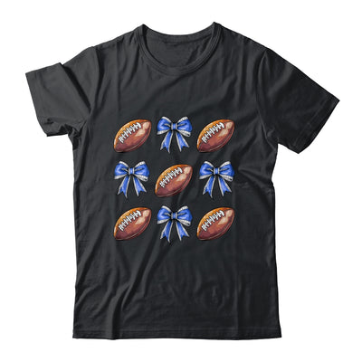 Coquette Football Bow Football Mom Game Day Women Girls Kids Shirt & Sweatshirt | siriusteestore