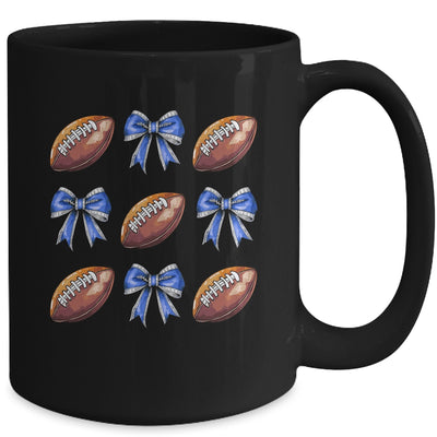 Coquette Football Bow Football Mom Game Day Women Girls Kids Mug | siriusteestore