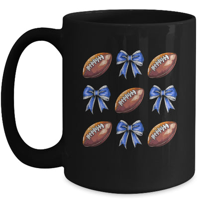 Coquette Football Bow Football Mom Game Day Women Girls Kids Mug | siriusteestore