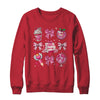 Coquette Pink Bow Ribbons Book Teacher Valentines  Women Shirt & Sweatshirt | siriusteestore