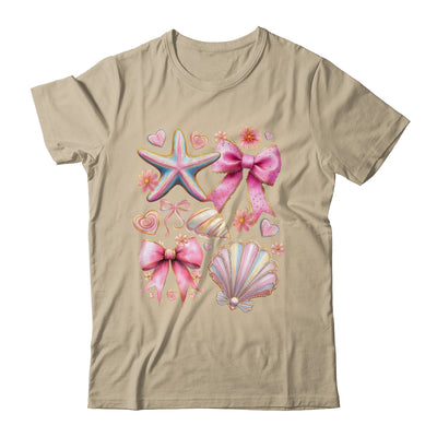 Coquette Seashell Starfish Preppy Coastal Summer Vibes Beach Shirt & Tank Top | siriusteestore