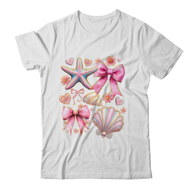 Coquette Seashell Starfish Preppy Coastal Summer Vibes Beach Shirt & Tank Top | siriusteestore
