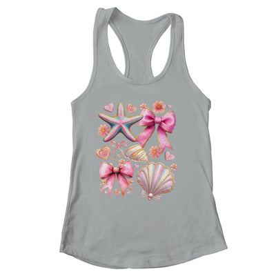 Coquette Seashell Starfish Preppy Coastal Summer Vibes Beach Shirt & Tank Top | siriusteestore