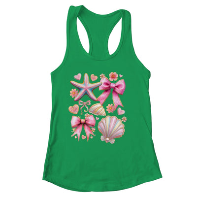 Coquette Seashell Starfish Preppy Coastal Summer Vibes Beach Shirt & Tank Top | siriusteestore