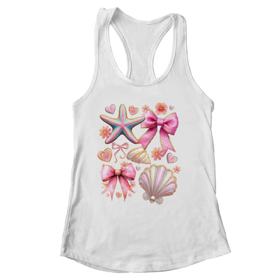 Coquette Seashell Starfish Preppy Coastal Summer Vibes Beach Shirt & Tank Top | siriusteestore