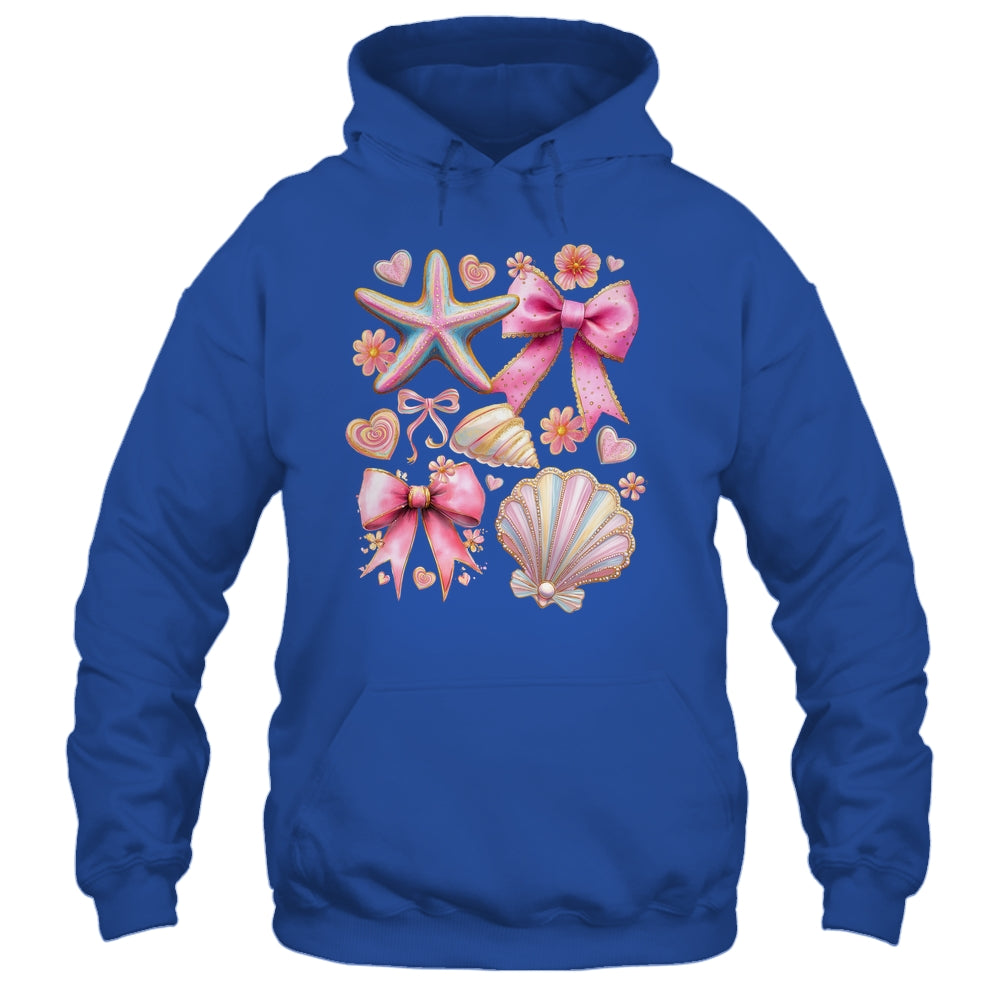 Coquette Seashell Starfish Preppy Coastal Summer Vibes Beach Shirt & Tank Top | siriusteestore