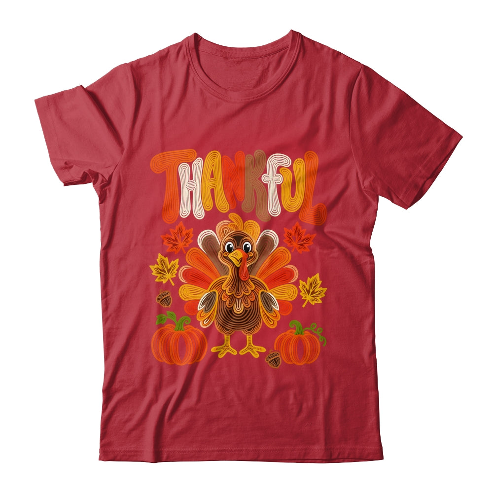 Coquette Thankful Thanksgiving Turkey Fall Autumn Season Shirt & Sweatshirt | siriusteestore