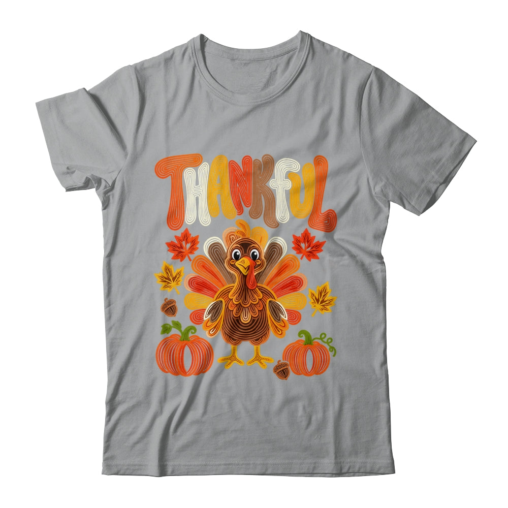 Coquette Thankful Thanksgiving Turkey Fall Autumn Season Shirt & Sweatshirt | siriusteestore