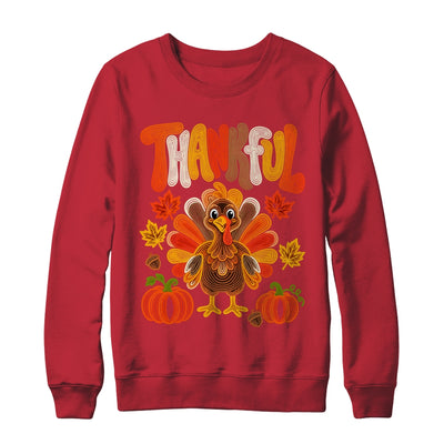 Coquette Thankful Thanksgiving Turkey Fall Autumn Season Shirt & Sweatshirt | siriusteestore