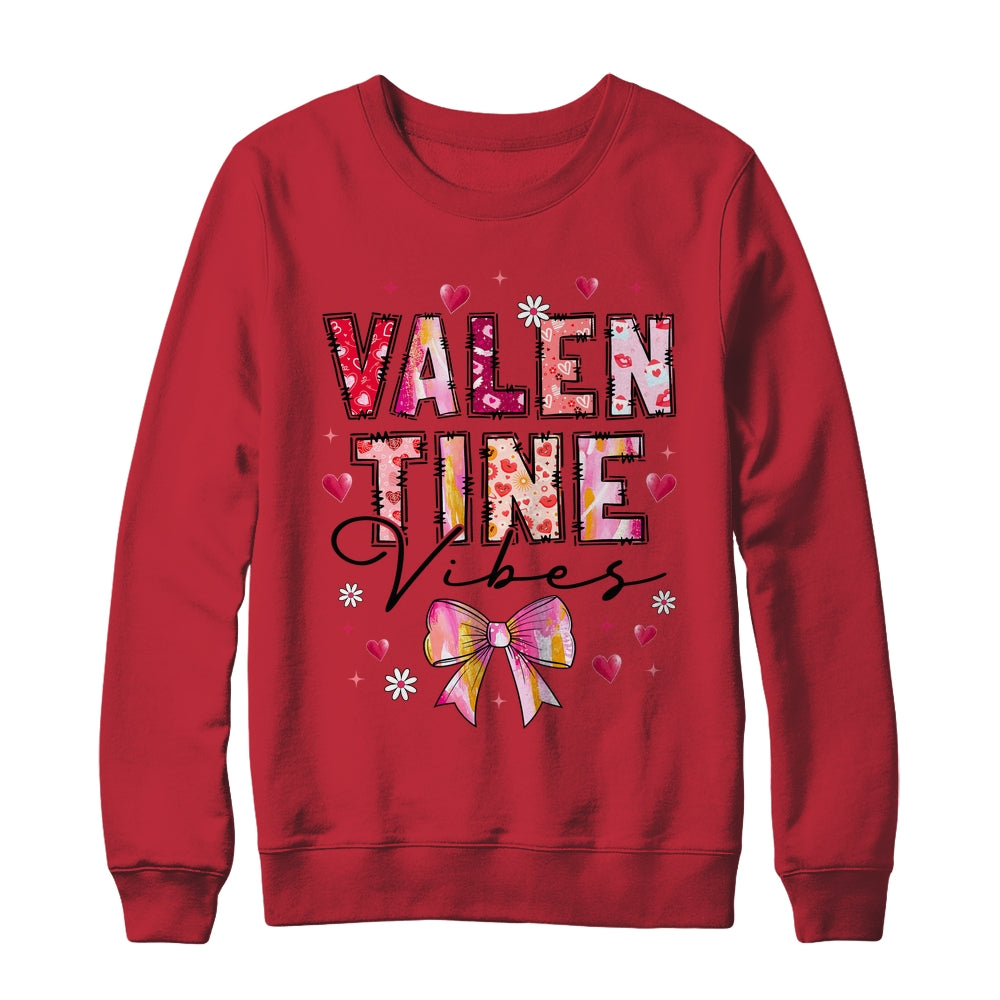 Coquette Valentine Vibes Cute Valentine Day Design Women Shirt & Sweatshirt | siriusteestore