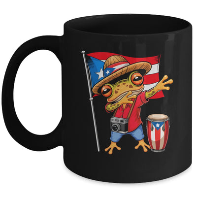 Coqui Dabbing Frog Puerto Rico Taino Boricua Dabbing Mug | siriusteestore