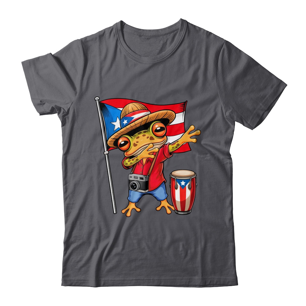 Coqui Dabbing Frog Puerto Rico Taino Boricua Dabbing Shirt & Tank Top | siriusteestore