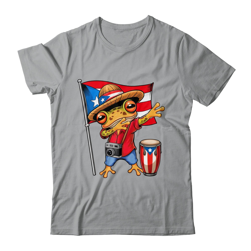 Coqui Dabbing Frog Puerto Rico Taino Boricua Dabbing Shirt & Tank Top | siriusteestore