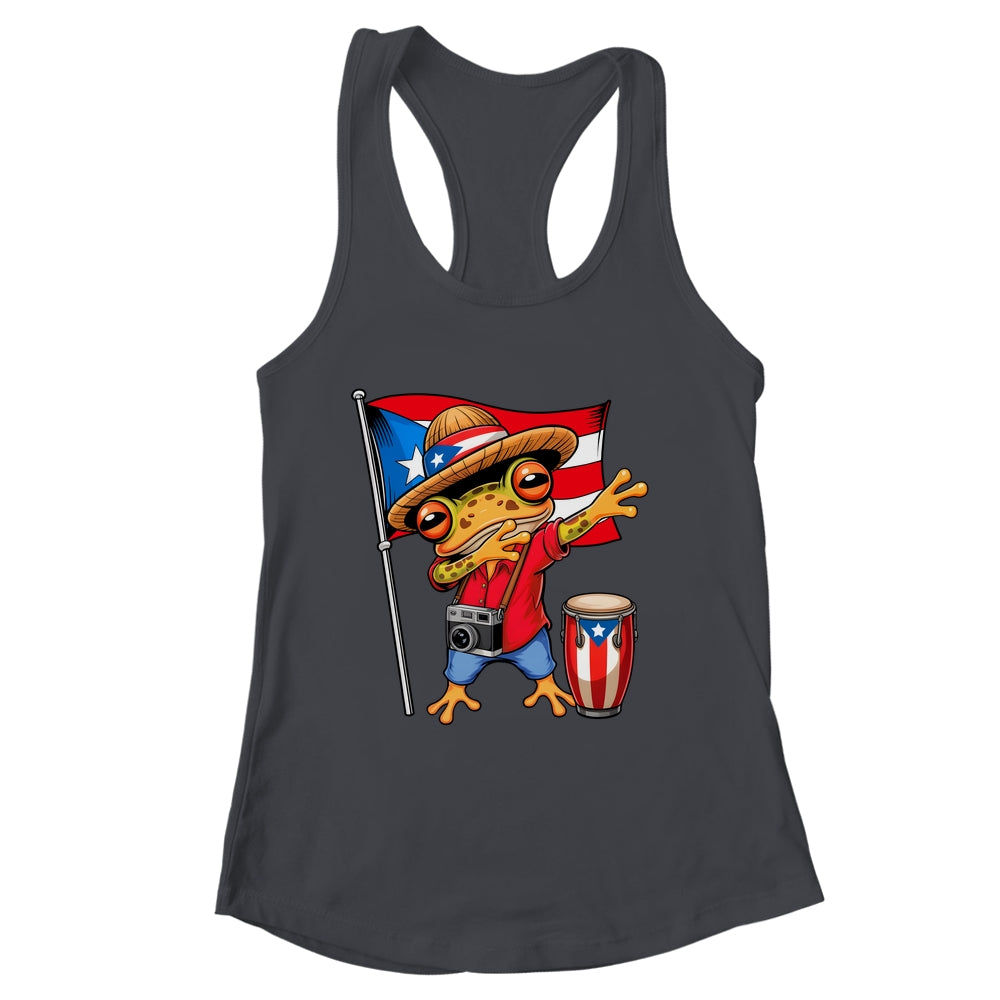 Coqui Dabbing Frog Puerto Rico Taino Boricua Dabbing Shirt & Tank Top | siriusteestore