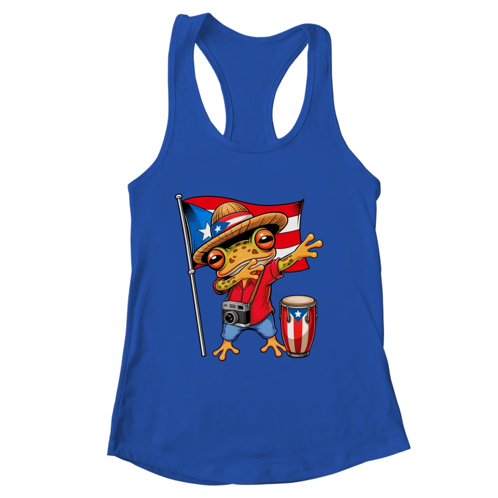 Coqui Dabbing Frog Puerto Rico Taino Boricua Dabbing Shirt & Tank Top | siriusteestore