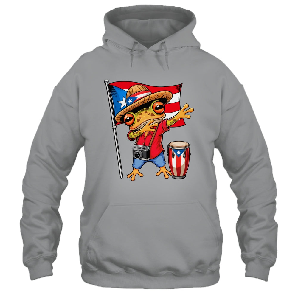 Coqui Dabbing Frog Puerto Rico Taino Boricua Dabbing Shirt & Tank Top | siriusteestore