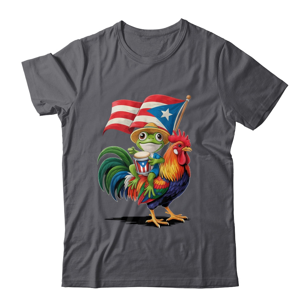 Coqui Frog Puerto Rican Flag Boricua Rooster Taino Shirt & Tank Top | siriusteestore
