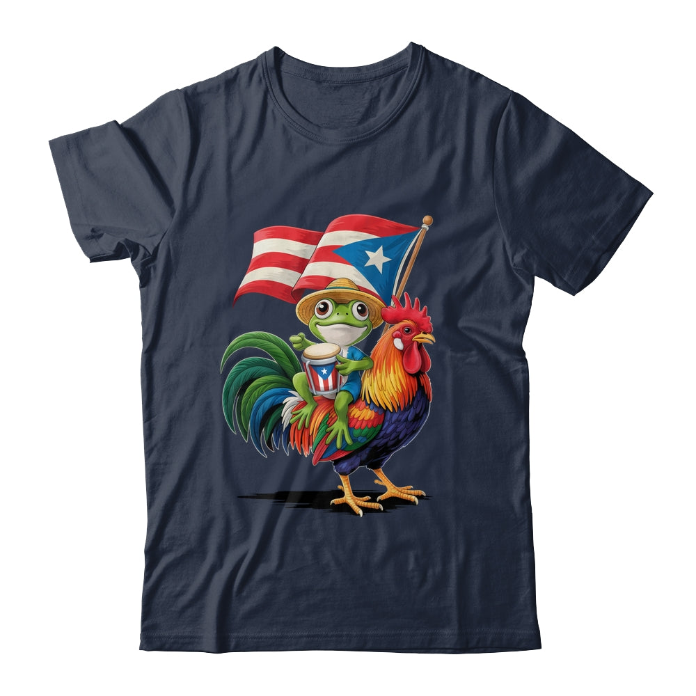 Coqui Frog Puerto Rican Flag Boricua Rooster Taino Shirt & Tank Top | siriusteestore