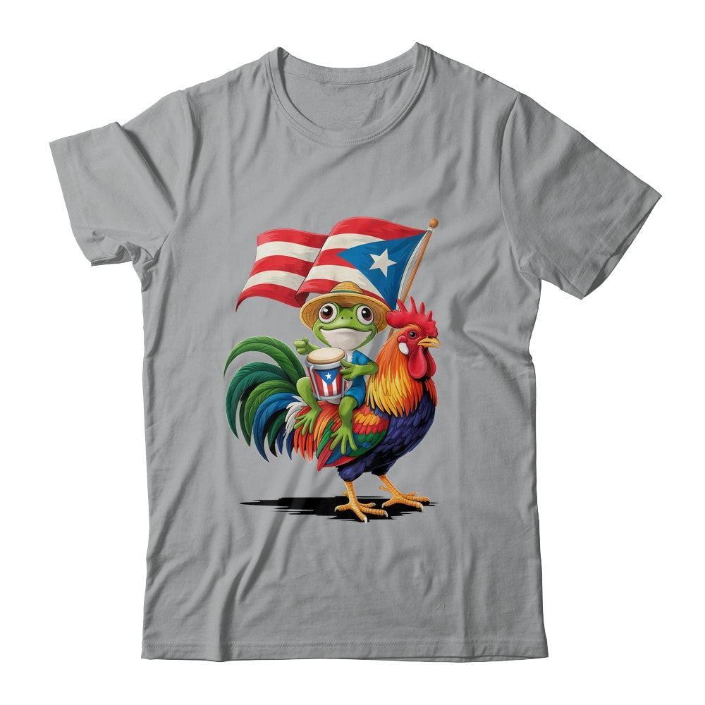 Coqui Frog Puerto Rican Flag Boricua Rooster Taino Shirt & Tank Top | siriusteestore