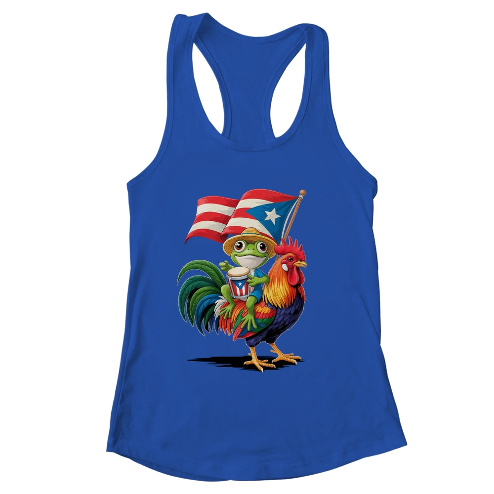 Coqui Frog Puerto Rican Flag Boricua Rooster Taino Shirt & Tank Top | siriusteestore
