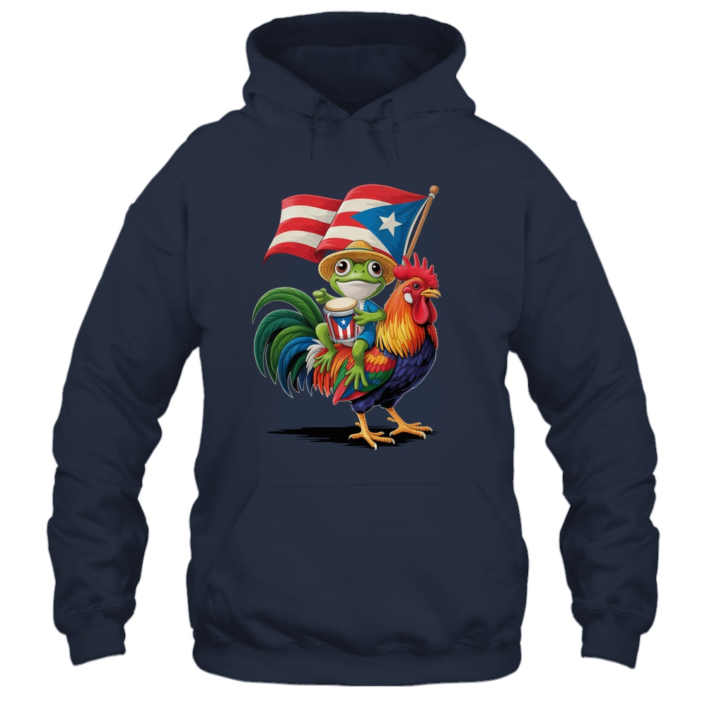 Coqui Frog Puerto Rican Flag Boricua Rooster Taino Shirt & Tank Top | siriusteestore