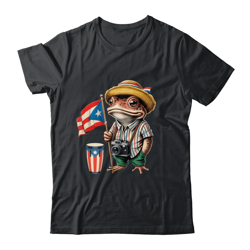 Coqui Frog Puerto Rico Puerto Rican Flag Taino Boricua Shirt & Hoodie | siriusteestore