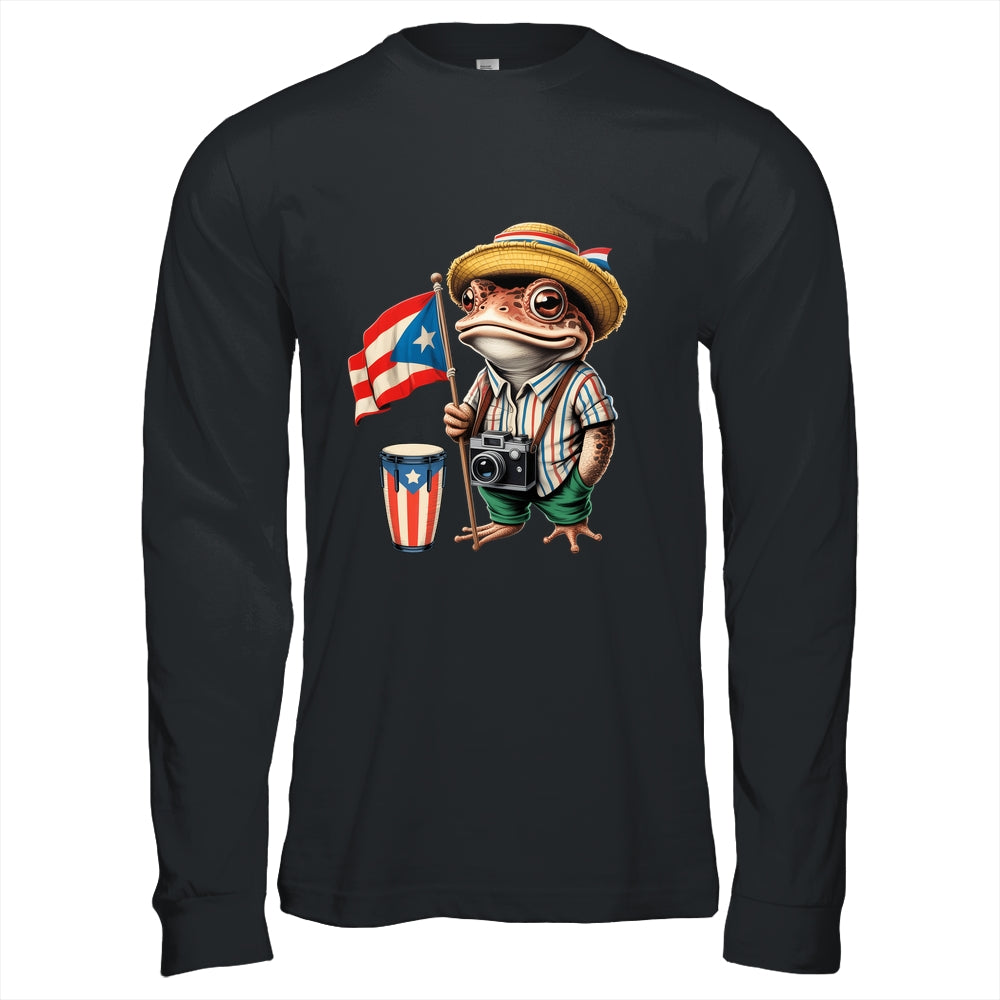Coqui Frog Puerto Rico Puerto Rican Flag Taino Boricua Shirt & Hoodie | siriusteestore