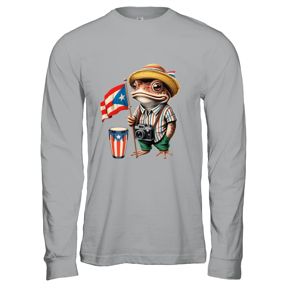 Coqui Frog Puerto Rico Puerto Rican Flag Taino Boricua Shirt & Hoodie | siriusteestore