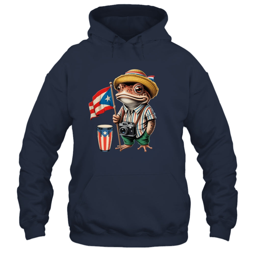 Coqui Frog Puerto Rico Puerto Rican Flag Taino Boricua Shirt & Hoodie | siriusteestore