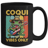 Coqui Frog Taino Boricua Puerto Rico Coqui Vibes Only Mug | siriusteestore