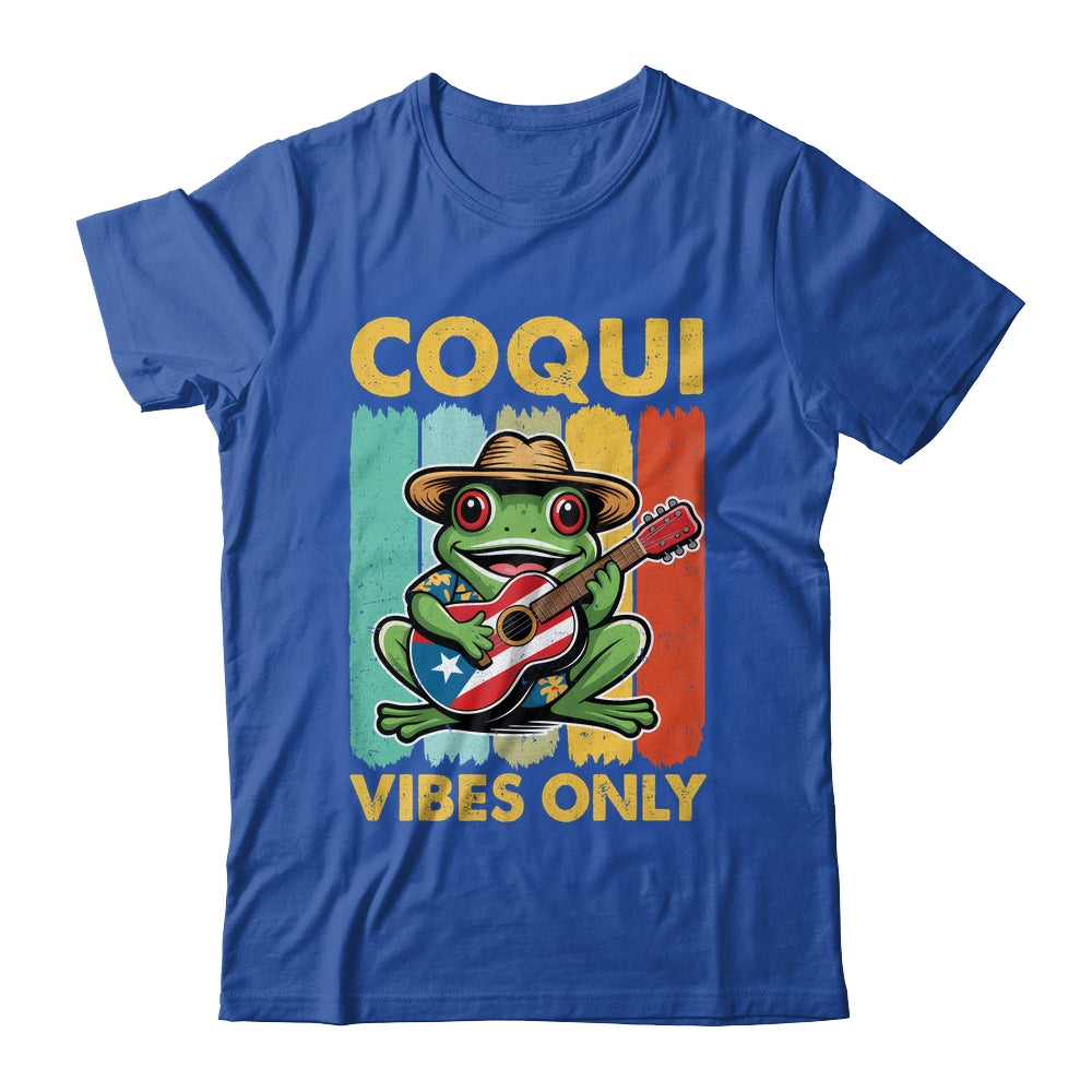 Coqui Frog Taino Boricua Puerto Rico Coqui Vibes Only Shirt & Tank Top | siriusteestore