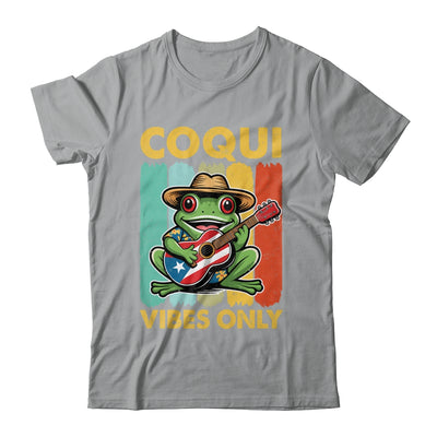 Coqui Frog Taino Boricua Puerto Rico Coqui Vibes Only Shirt & Tank Top | siriusteestore