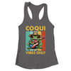 Coqui Frog Taino Boricua Puerto Rico Coqui Vibes Only Shirt & Tank Top | siriusteestore