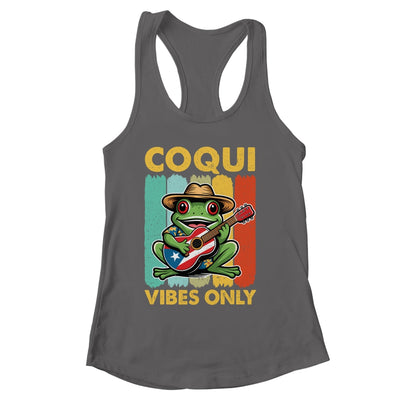 Coqui Frog Taino Boricua Puerto Rico Coqui Vibes Only Shirt & Tank Top | siriusteestore