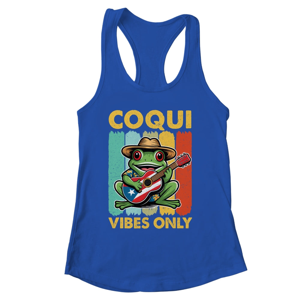 Coqui Frog Taino Boricua Puerto Rico Coqui Vibes Only Shirt & Tank Top | siriusteestore