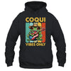 Coqui Frog Taino Boricua Puerto Rico Coqui Vibes Only Shirt & Tank Top | siriusteestore
