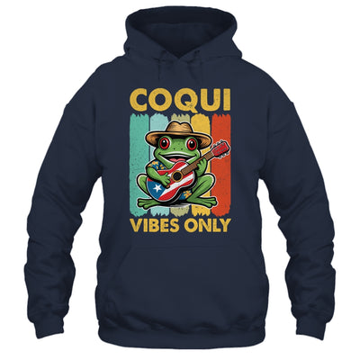 Coqui Frog Taino Boricua Puerto Rico Coqui Vibes Only Shirt & Tank Top | siriusteestore