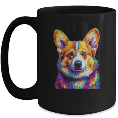 Corgi Dog Colorful Face Dog Lover Men Women Mug | siriusteestore