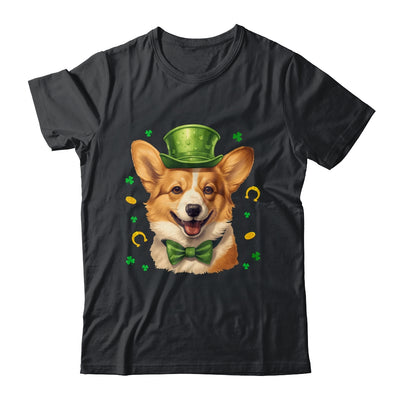 Corgi St Patricks Day Leprechaun Shamrock Irish Shirt & Hoodie | siriusteestore