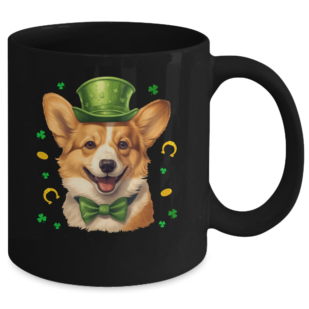 Corgi St Patricks Day Leprechaun Shamrock Irish Mug | siriusteestore