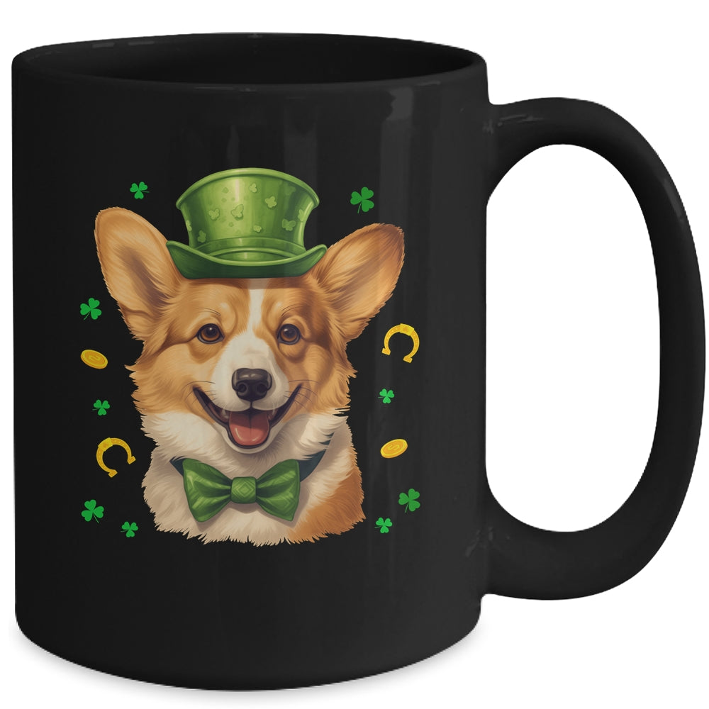 Corgi St Patricks Day Leprechaun Shamrock Irish Mug | siriusteestore