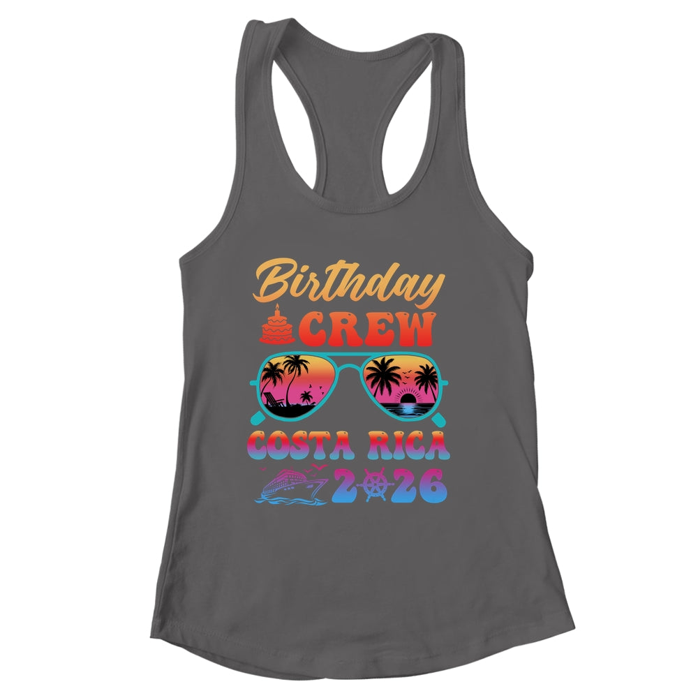 Costa Rica Birthday Crew Vacation Cruise 2026 Summer Trip Group Shirt & Tank Top | siriusteestore