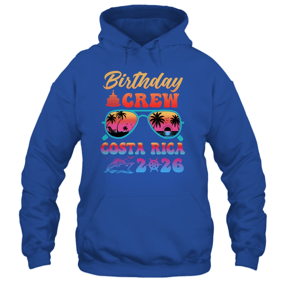 Costa Rica Birthday Crew Vacation Cruise 2026 Summer Trip Group Shirt & Tank Top | siriusteestore