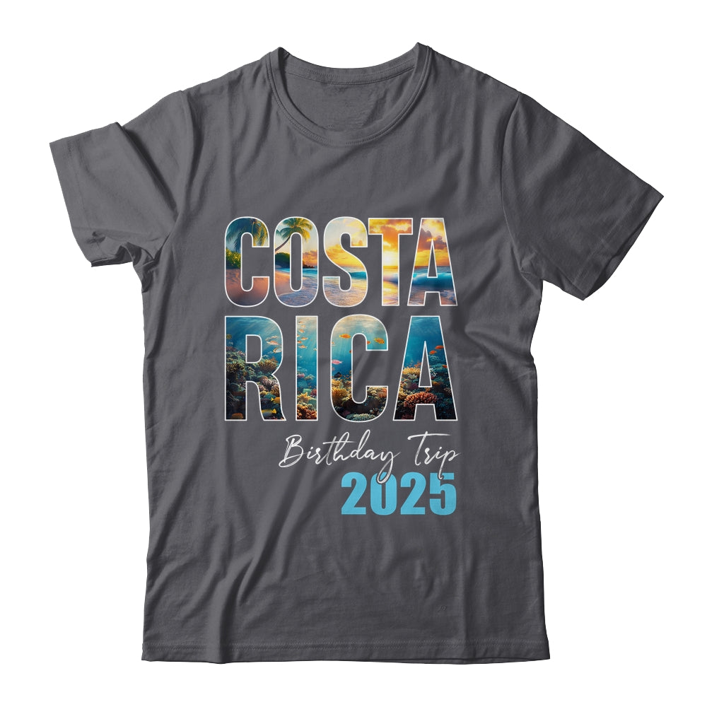 Costa Rica Birthday Trip 2025 Vacation Party Crew Cruise Shirt & Tank Top | siriusteestore