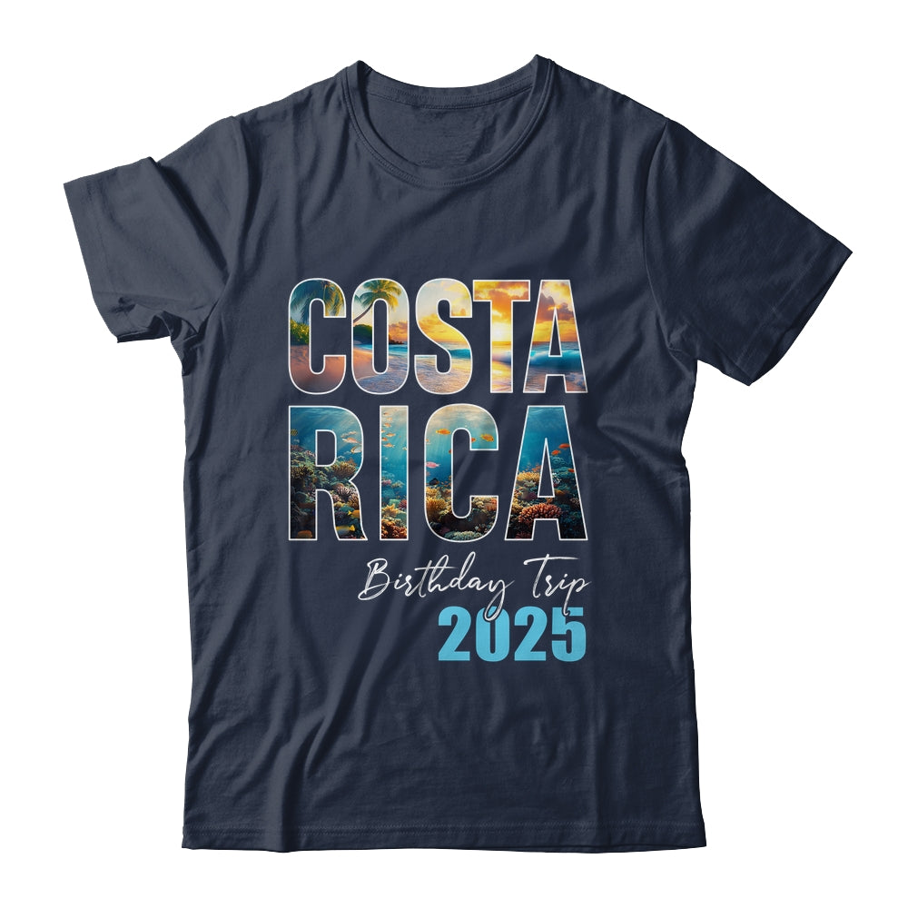 Costa Rica Birthday Trip 2025 Vacation Party Crew Cruise Shirt & Tank Top | siriusteestore