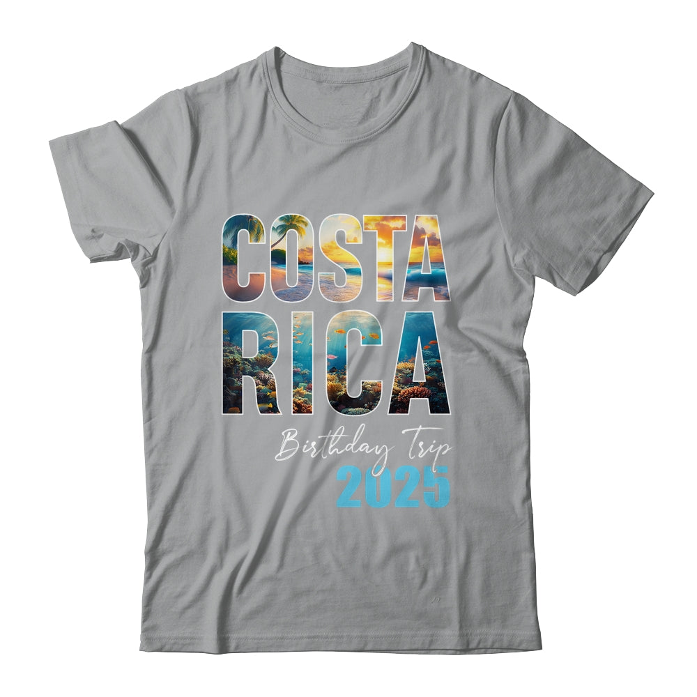 Costa Rica Birthday Trip 2025 Vacation Party Crew Cruise Shirt & Tank Top | siriusteestore