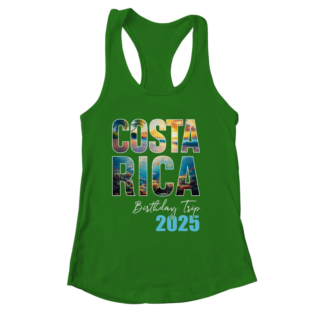 Costa Rica Birthday Trip 2025 Vacation Party Crew Cruise Shirt & Tank Top | siriusteestore