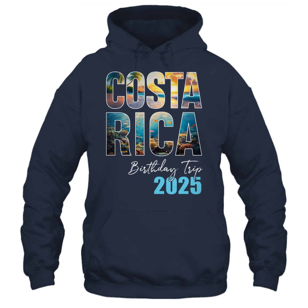 Costa Rica Birthday Trip 2025 Vacation Party Crew Cruise Shirt & Tank Top | siriusteestore
